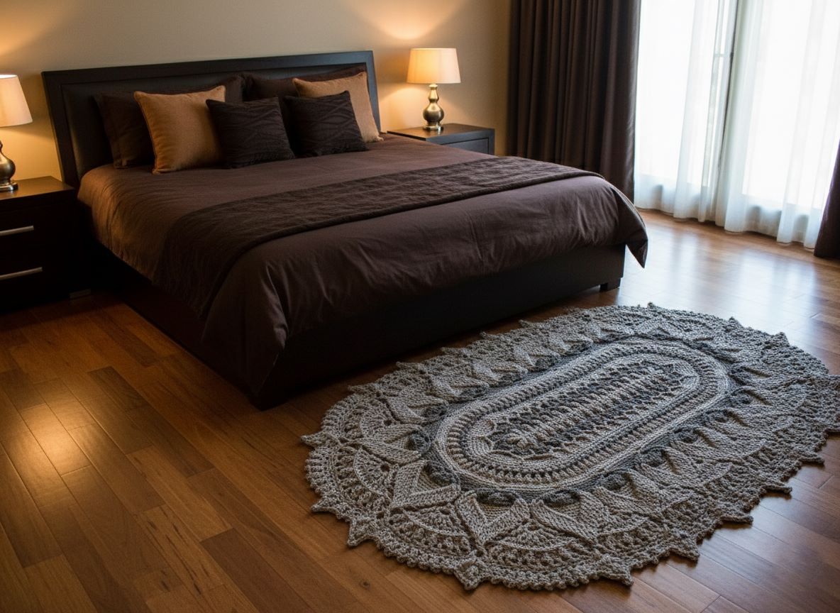 Luxury Crochet Rug - Stonehaven Lace
