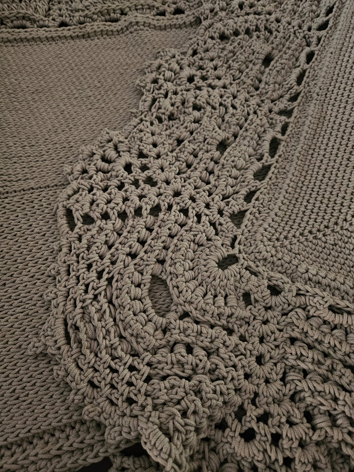 Crochet Rug - The Palais Alabaster