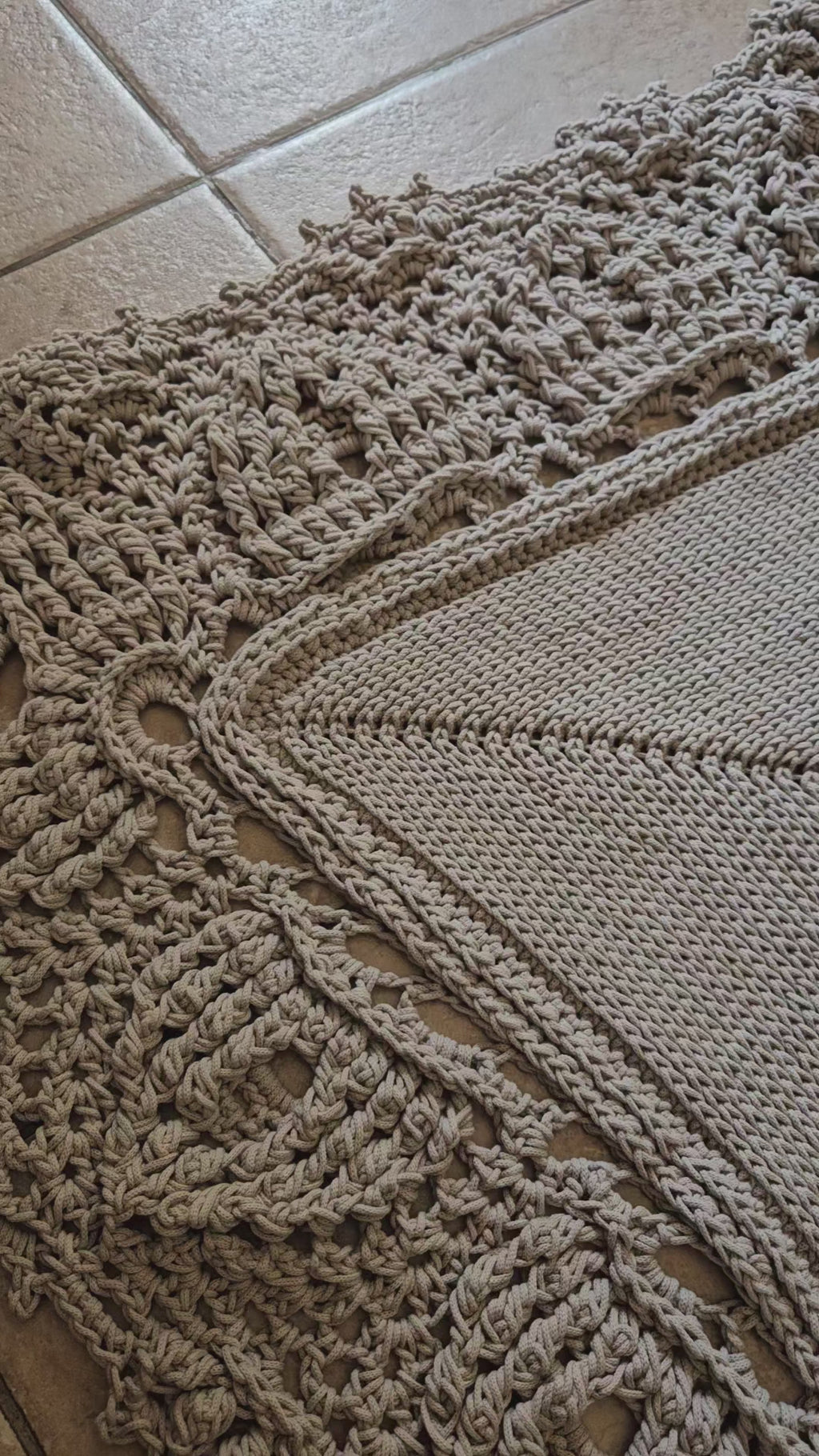 Crochet Rug - The Palais Alabaster